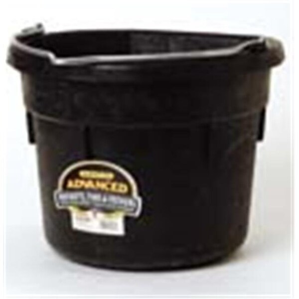 Miller Miller Rubber Flatback Bucket Black 18 Quart - DFW18/DF18FBA 279811 - main